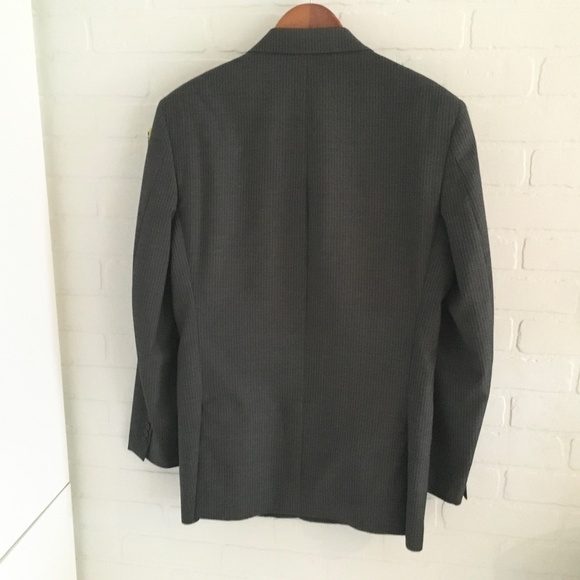 Marzotto x Claiborne Luxe Men’s Blazer Extrafine Merino Wool Pinstripe gray 40R - Picture 11 of 11